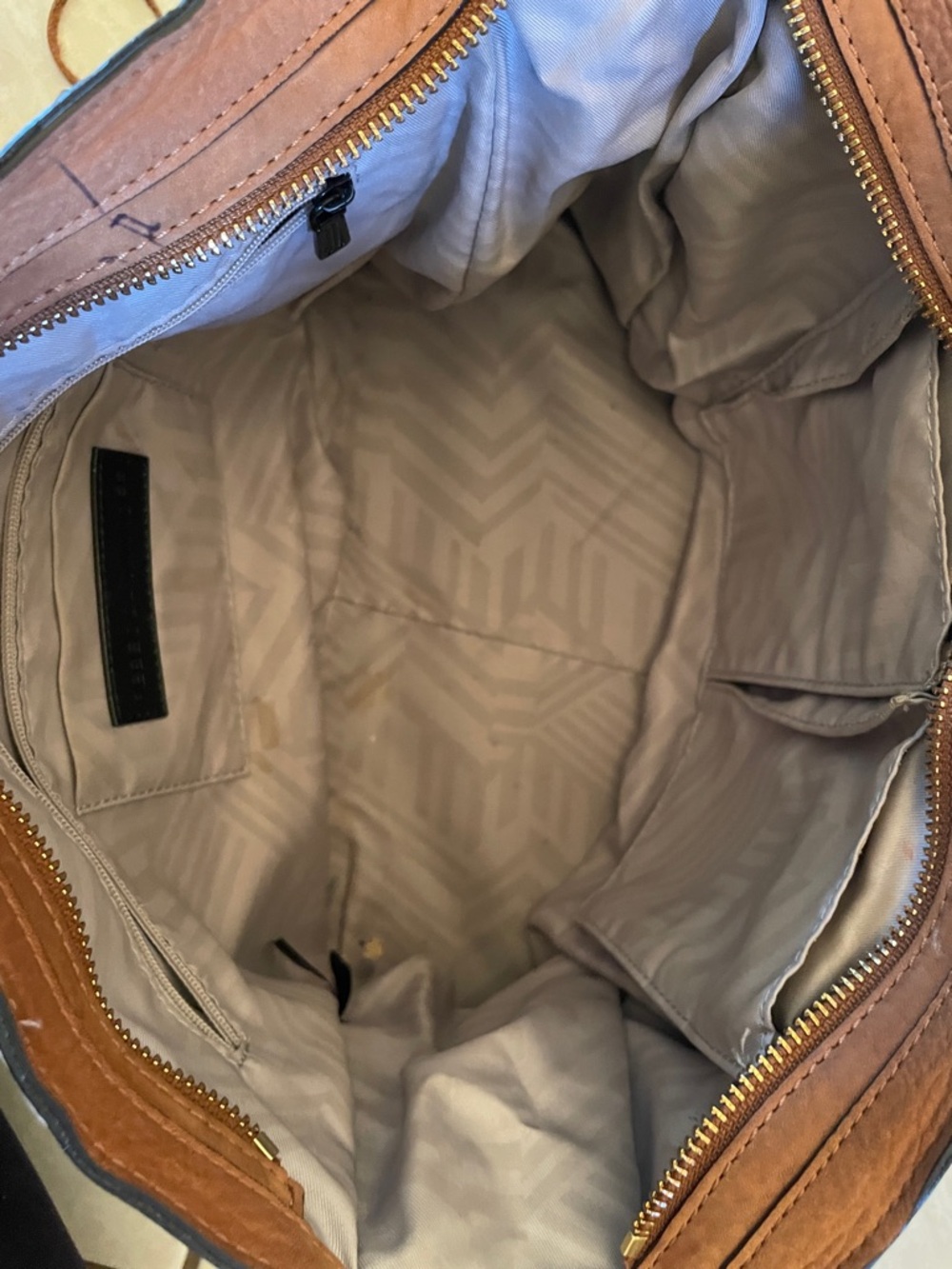 Rebecca Minkoff Brown Leather Satchel with Handles- crossbody attachment - Picture 6 of 15